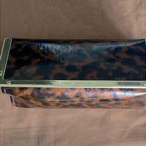 Tory Burch Tortoise Shell Clutch